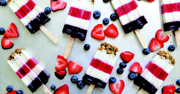 Cool Down with Patriotic Frozen Pops